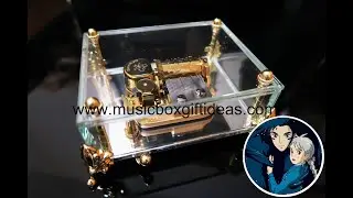 Howl's Moving Castle Merry Go Round of Life Sankyo 30-note Glass Music Box
