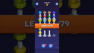 Nut Sort Level 2779 - Color Puzzle Game by Kiwi Fun #games #puzzle #NutSort #NutSortSolution