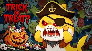 Knock Knock, Trick Or Treat? | Halloween Kids Song | Baby Shark Family