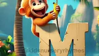 A to Z with animals for kids nursery rhymes!! #games #ytshorts #animation #shorts