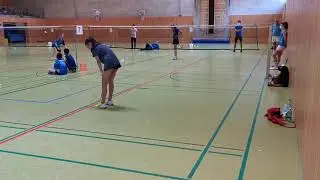 Einzel : Alexia Nedelcu vs  Nina Finster, Set 2