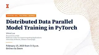 Distributed Data Parallel Model Training in PyTorch