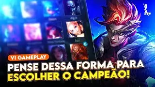 COMO EU ESCOLHI O MELHOR CAMPE&Atilde;O PRA PARTIDA! | LoL Wild Rift