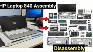 HP 840 G1 Laptop Assembly Disassembly Bangla | Full Step-by-Step Repair Tutorial