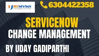 ServiceNow Change Management explained in detail by Uday Gadiparthi.Contact us at 6304422358