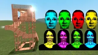 Kuchisake Onna And Selene Delgado Family Vs Towers In Garry's Mod\