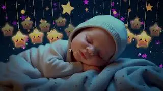 24h No Ads Mozart Brahms Lullaby 🌙 Baby Sleep Music 🎶 The Sound of Peace Arriving Gently