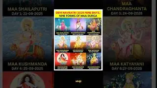 Navratri 2025: 9 Days 9 Goddesses