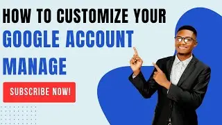 How to customize your Google account manage. || Learn everything about manage your Google account.