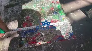 Aluminum Cans Tins Shredder Baler Machine#recycle #machine #automobile #aluminium #popcan