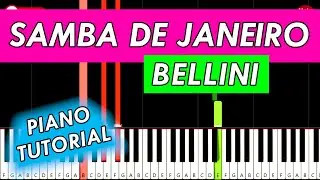 Bellini - Samba De Janeiro 🎹 Piano Tutorial