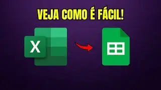 Como ABRIR uma PLANILHA do EXCEL no GOOGLE PLANILHAS