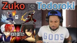 AMAZING Zuko VS Shoto Todoroki Death Battle REACTION!!