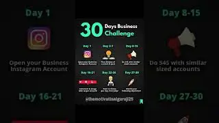 30 Days Business Challenge. #shorts #business #challenge #youtube #youtubeshorts #trending