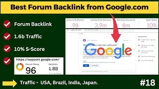 Create Very High Quality Forum Backlink from Google com | Create Best Quality Backlink for Your Site