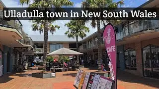 Walking tour in Ulladulla town in New South Wales Australia 4K