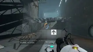 Portal 2 - GLaDOS adds a few zeros - Aerial faith plates section