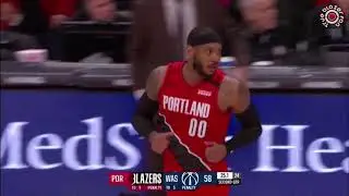 Carmelo Anthony Full Highlights - Blazers vs Wizards - Enemy Crowds CHEER Carmelo - January 3 2019
