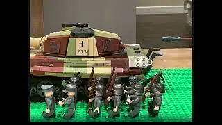 Lego WW2 stop motion (Britain vs Germany)