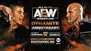 &ldquo;the Fallen Angel&rdquo; Christopher Daniels vs &ldquo;the Spanish God&rdquo; Sammy Guevara AEW Dynamite 1/8/20
