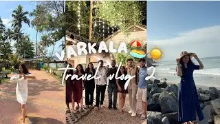 Varkala Vlog Part 2 🏖️🌊| World’s Largest Bird Sculpture 🦅& Café Hopping🍛