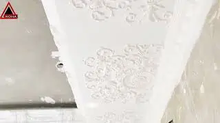 Stylish White Ceiling Rose and Cornice Border | Modern Interior 2025