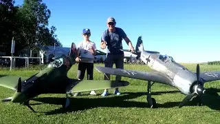 RC FOCKE WULF A8 & MIG 3  ... 1/4 SCALE