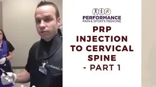 PRP injection to cervical spine part 1