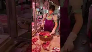 SUPER AWESOME Chinese Lady Butcher