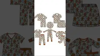 Christmas Bamboo Mystery Box Baby Romper Bamboo Clothing Folded Western Baby Pajamas for 0-5t Kids