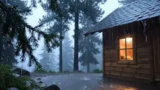 Heavy Rain ASMR | Thunderstorm Sounds for Calm and Stress Relief