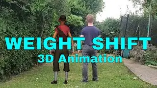 3d Maya Animation - Weight Shift Reference/Practice