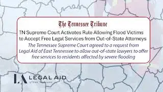 LSC Grantees Help Disabled Children, Flood Victims, Defrauded Student Loan Borrowers, and More
