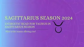 Taurus ♉️ in Sagittarius Season | December 2024 Tarot Reading