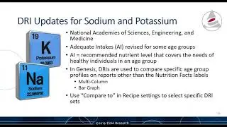 Genesis R&D Food 11.7 Update Features Overview