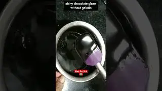 Perfect Dark Chocolate Glaze Recipe #shorts #chocolateganachrecipe