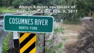 Middle and North Forks of Consumnes River near Placerville, Calif. Feb. 8, 2017