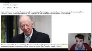 Lord Rothschild - monetary experiment greatest in history!