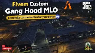 Fivem Custom Gang Hood Gta 5 gang hidout mlo add secret bunker  Fivem gang villa gta 5 mansion