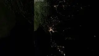 Thailand Sunset Viewed from Space