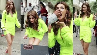 Mimi Kriti Sanon Birthday Cake Cutting With Media On Dance Deewane Season 3 Show