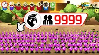 The Battlefield Held Its Breath - 9999 Cheerleader Speartons ⚔️ Stick War Saga MOD 💥 Stickx9999