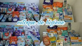 ESTOQUE DE HIGIENE COMPLETO 💙🐻