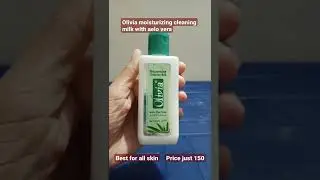 #Olivia cleaning milk with aelovera#price just 150#Muskan beauty hub.