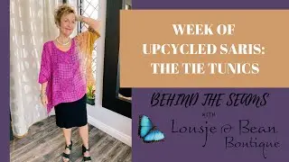 Week of Upcycled Saris: THE TIE TUNICS