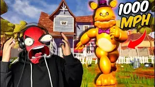 Spider-Man Plays: Hello Neighbor &ndash; THE FASTEST FREDBEAR MOD 