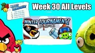 Angry Birds Friends - Week 30 Winter Tournament All Levels 3-Stars December Walkthrough All Levels