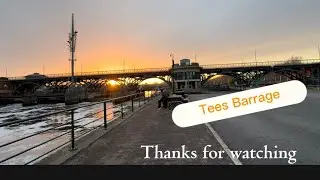Busy day, work day. Had a visit to famous Tees Barrage.