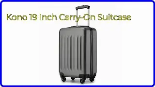 REVIEW (2025): Kono 19 Inch Carry-On Suitcase. First Look.