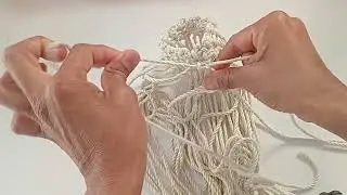 Make macrame basket organiser💜